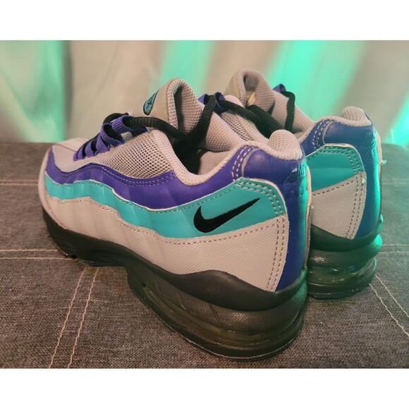 Nike Air Max 95 Aqua Wolf Grey Athletic Running Shoes Men’s Size 5 (AT2865-001) - Picture 4 of 14